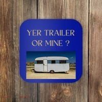 Redneck Trailer White Trash Party Attire Hillbilly Costume Gift Coaster thumb 0
