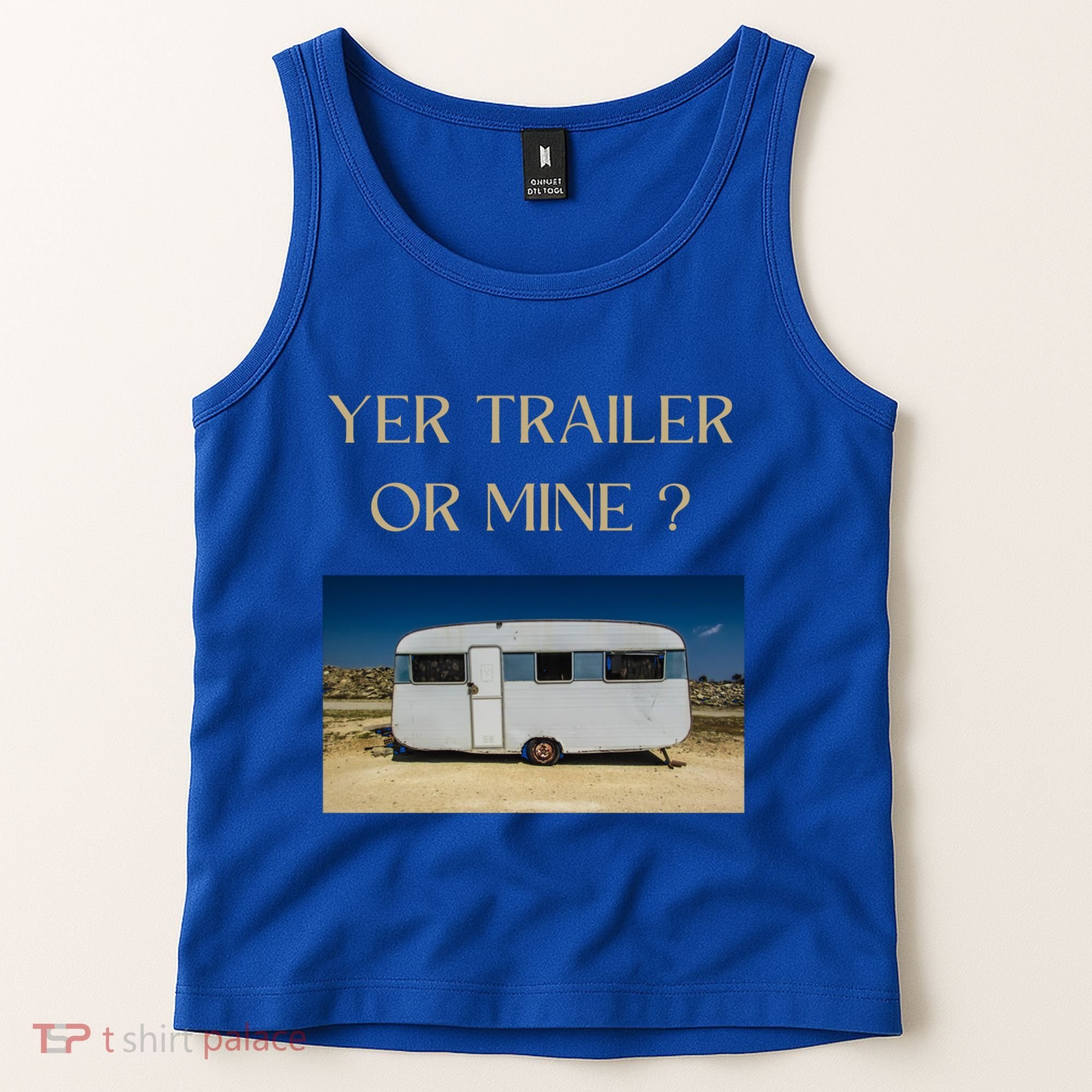 Redneck Trailer White Trash Party Attire Hillbilly Costume Gift Tank Top