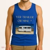 Redneck Trailer White Trash Party Attire Hillbilly Costume Gift Tank Top thumb 3