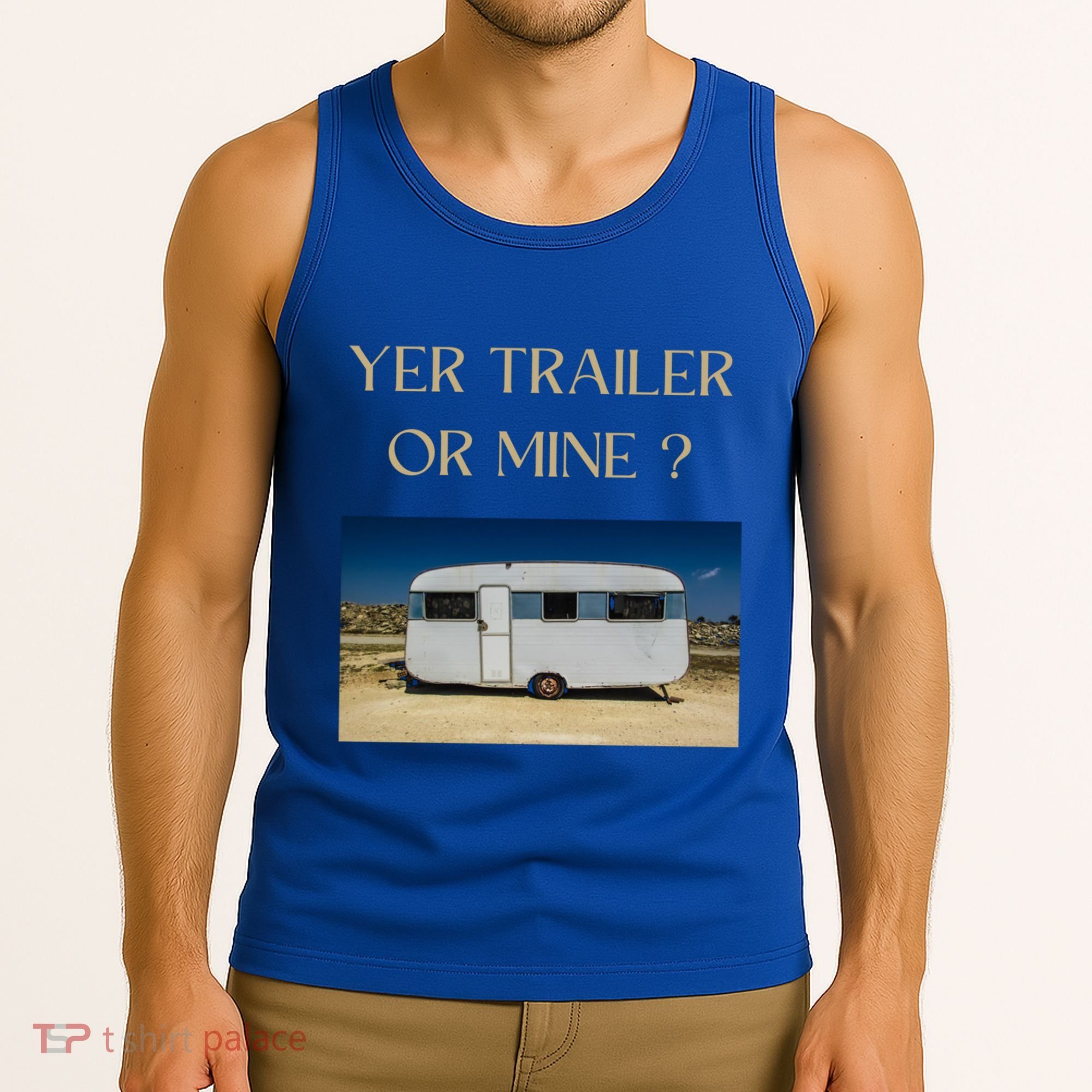 Redneck Trailer White Trash Party Attire Hillbilly Costume Gift Tank Top