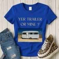 Redneck Trailer White Trash Party Attire Hillbilly Costume Gift Women's T-Shirt thumb 3