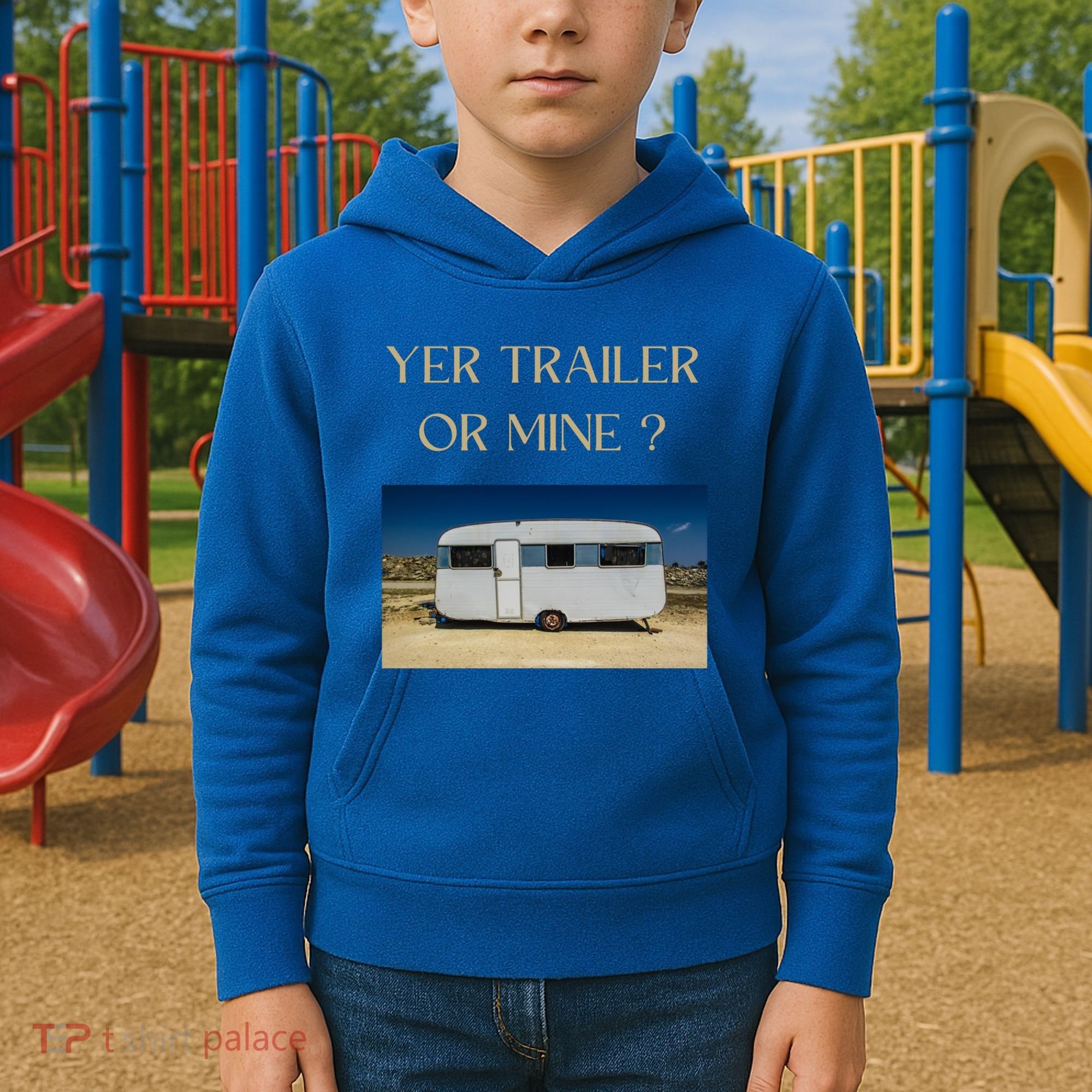 Redneck Trailer White Trash Party Attire Hillbilly Costume Gift Kids Hoodie