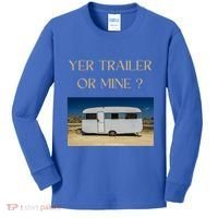 Redneck Trailer White Trash Party Attire Hillbilly Costume Gift Kids Long Sleeve Shirt thumb 0