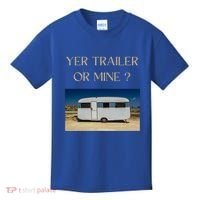 Redneck Trailer White Trash Party Attire Hillbilly Costume Gift Kids T-Shirt thumb 0