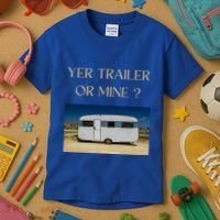 Redneck Trailer White Trash Party Attire Hillbilly Costume Gift Kids T-Shirt thumb 3