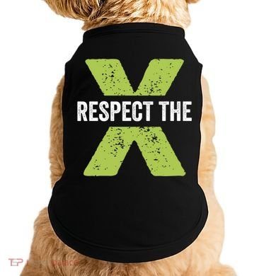 Respect The X Pickleball Funny Pickleball Gift Doggie Tank