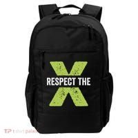 Respect The X Pickleball Funny Pickleball Gift Backpack thumb 0