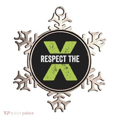 Respect The X Pickleball Funny Pickleball Gift Ornament