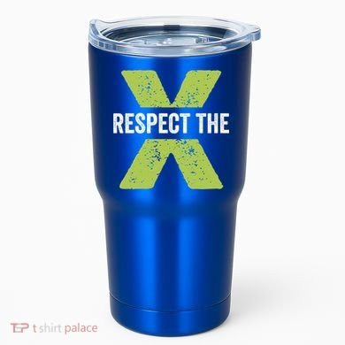 Respect The X Pickleball Funny Pickleball Gift Tumbler