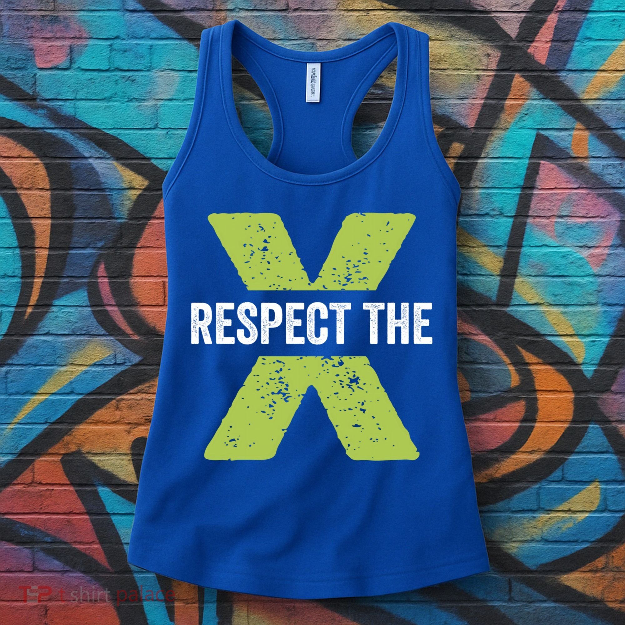 Respect The X Pickleball Funny Pickleball Gift Women's Tank Top