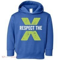 Respect The X Pickleball Funny Pickleball Gift Toddler Hoodie thumb 0
