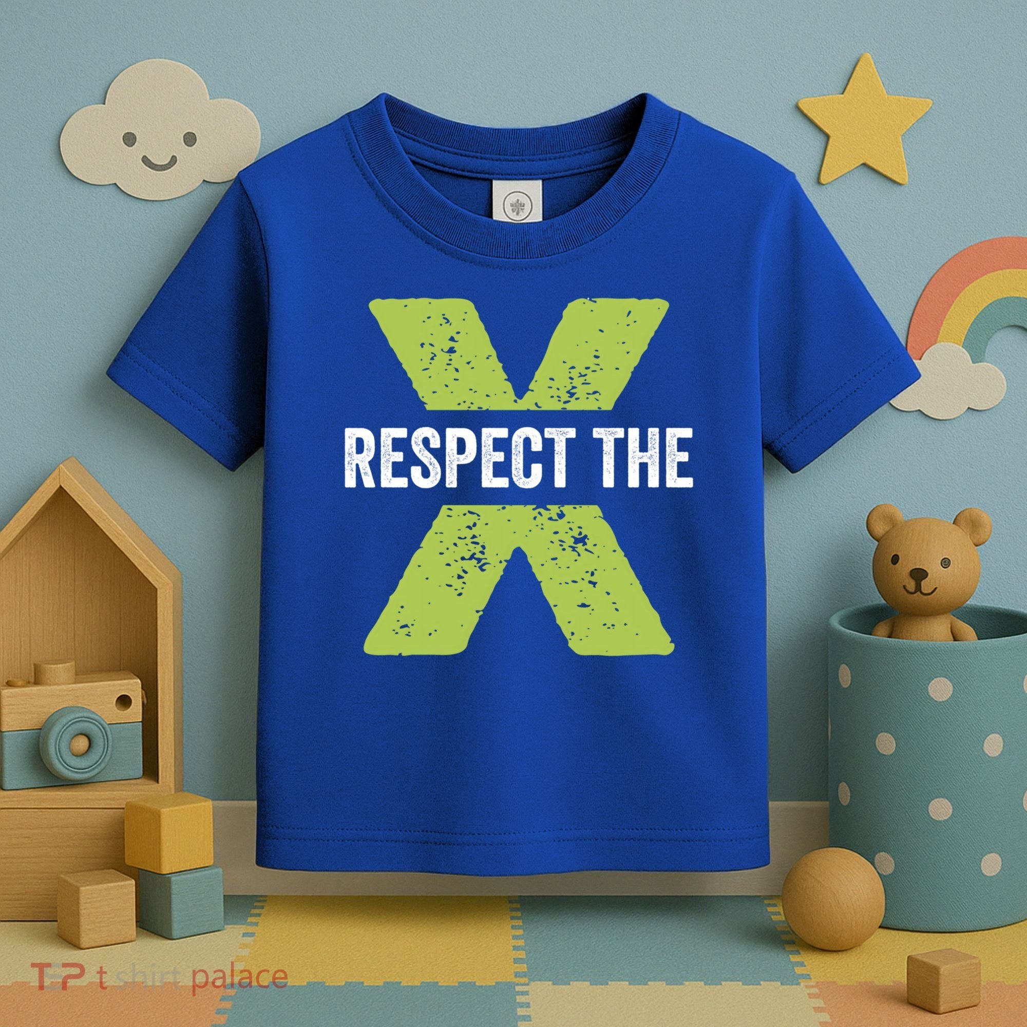 Respect The X Pickleball Funny Pickleball Gift Toddler T-Shirt