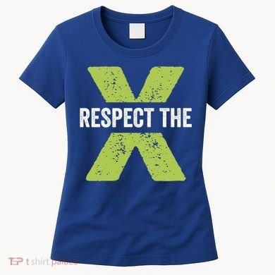 Respect The X Pickleball Funny Pickleball Gift Women's T-Shirt