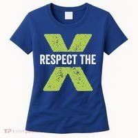 Respect The X Pickleball Funny Pickleball Gift Women's T-Shirt thumb 0