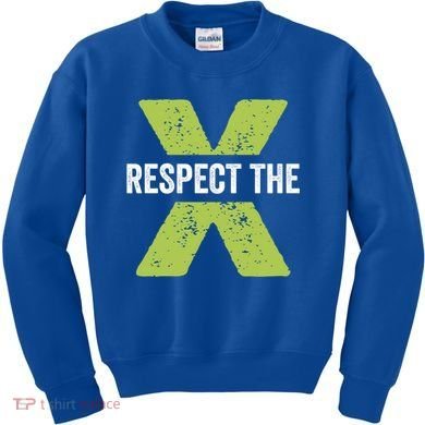 Respect The X Pickleball Funny Pickleball Gift Kids Sweatshirt