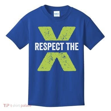 Respect The X Pickleball Funny Pickleball Gift Kids T-Shirt