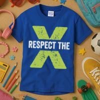 Respect The X Pickleball Funny Pickleball Gift Kids T-Shirt thumb 3