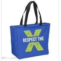 Respect The X Pickleball Funny Pickleball Gift Tote Bag thumb 2