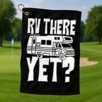 RV There Yet Golf Towel thumb 1