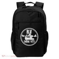 Rv There Yet Road Trip Camping Funny Camper Gift Backpack thumb 0