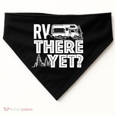 RV There Yet Happy Glamper Camping USA-Made Doggie Bandana