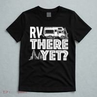 RV There Yet Happy Glamper Camping T-Shirt thumb 5