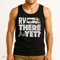 RV There Yet Happy Glamper Camping Tank Top thumb 3