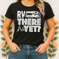 RV There Yet Happy Glamper Camping Women's T-Shirt thumb 2