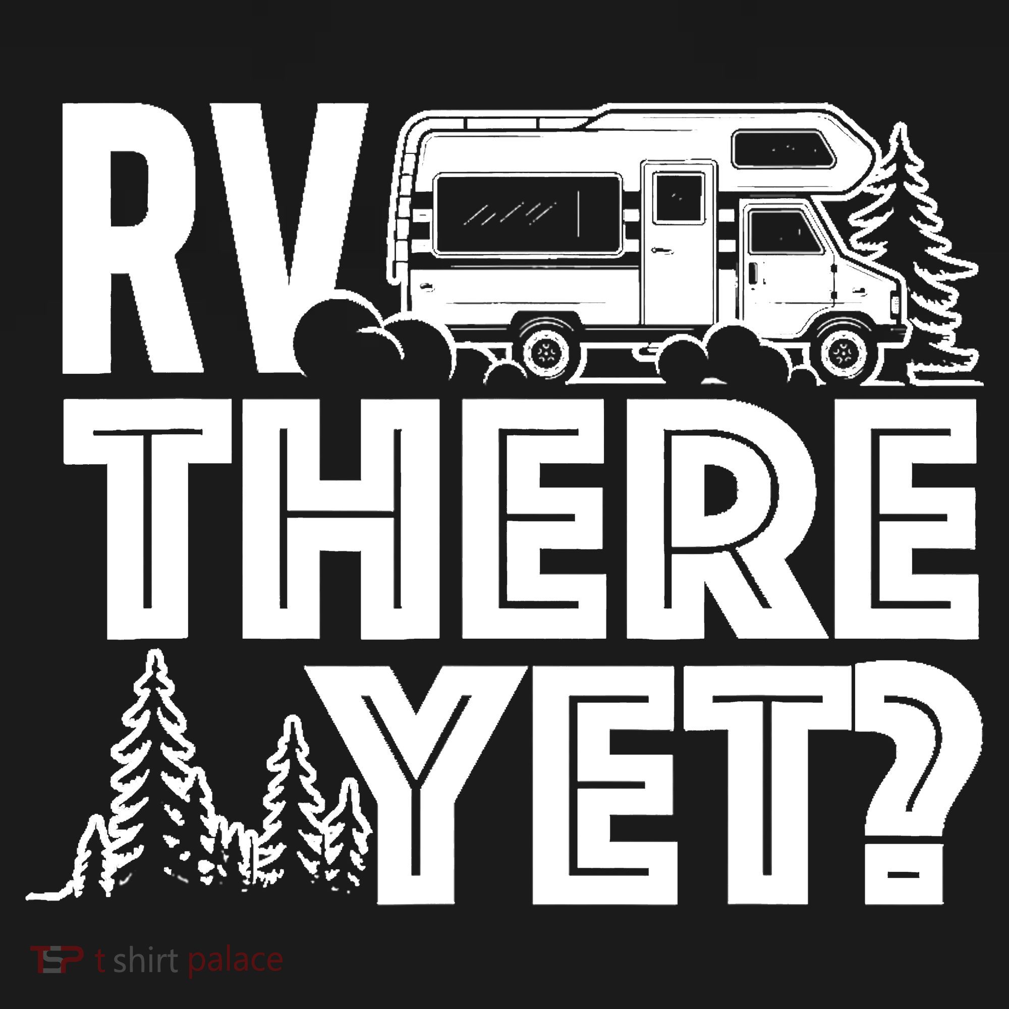 RV There Yet Happy Glamper Camping Kids Hoodie