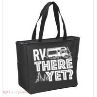 RV There Yet Happy Glamper Camping Tote Bag thumb 2
