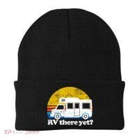 RV There Yet Van Travel Happy Funny Camping Trip Matching Beanie thumb 0