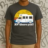 RV There Yet Van Travel Happy Funny Camping Trip Matching T-Shirt thumb 3
