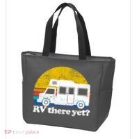 RV There Yet Van Travel Happy Funny Camping Trip Matching Tote Bag thumb 3
