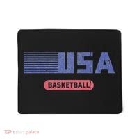 Retro Usa 2024 Team American Basketball Mousepad thumb 0