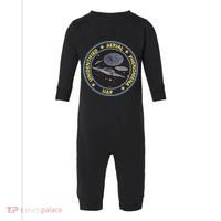 Retro Unidentified Aerial Phenomena Spaceships Uap Infant Fleece One Piece thumb 0