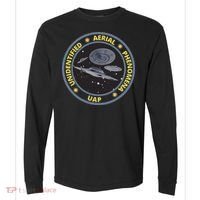 Retro Unidentified Aerial Phenomena Spaceships Uap Comfort Colors Heavyweight Long Sleeve T-Shirt thumb 0
