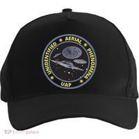 Retro Unidentified Aerial Phenomena Spaceships Uap Five-Panel Snapback Cap thumb 0