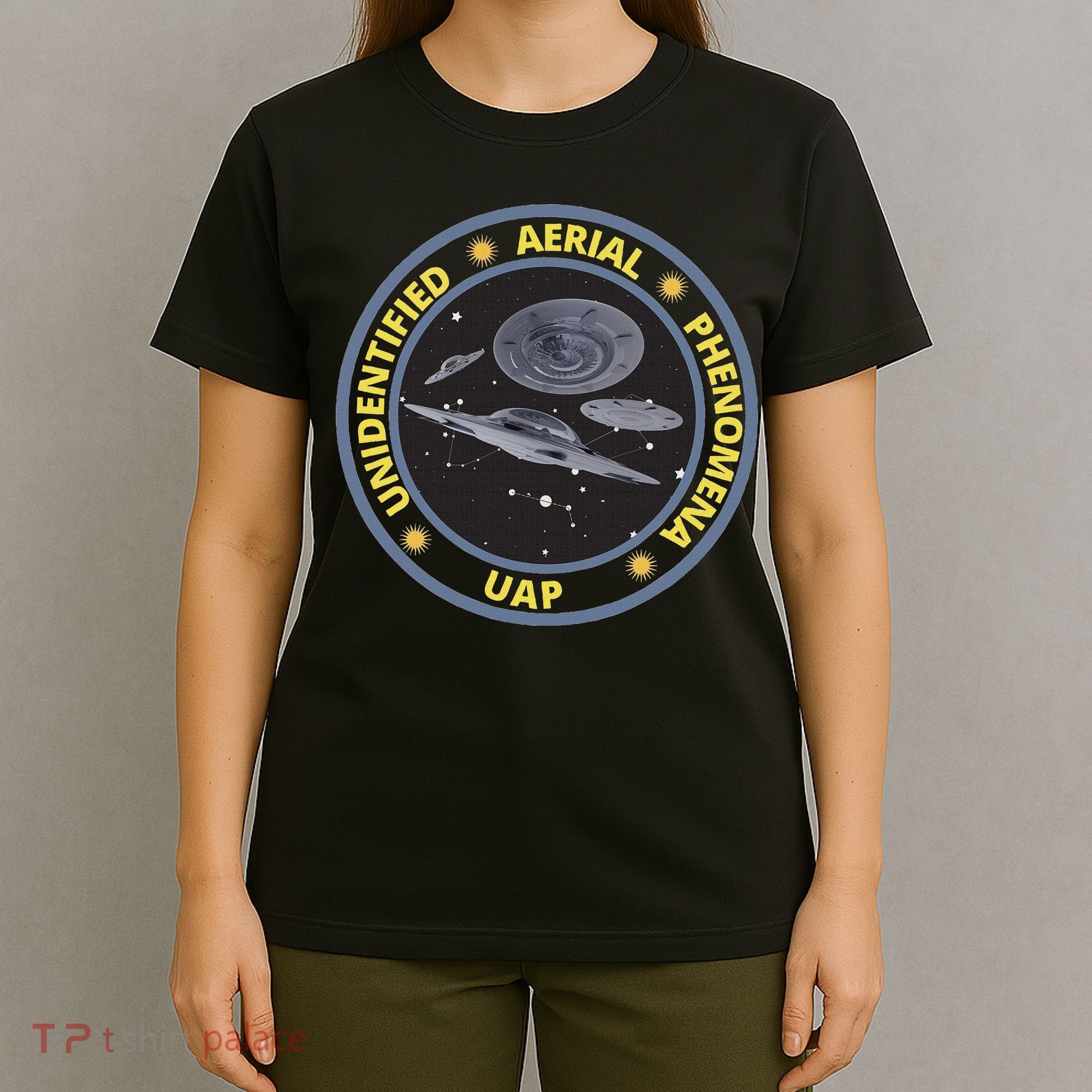 Retro Unidentified Aerial Phenomena Spaceships Uap T-Shirt