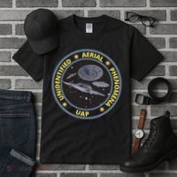 Retro Unidentified Aerial Phenomena Spaceships Uap Tall T-Shirt thumb 3