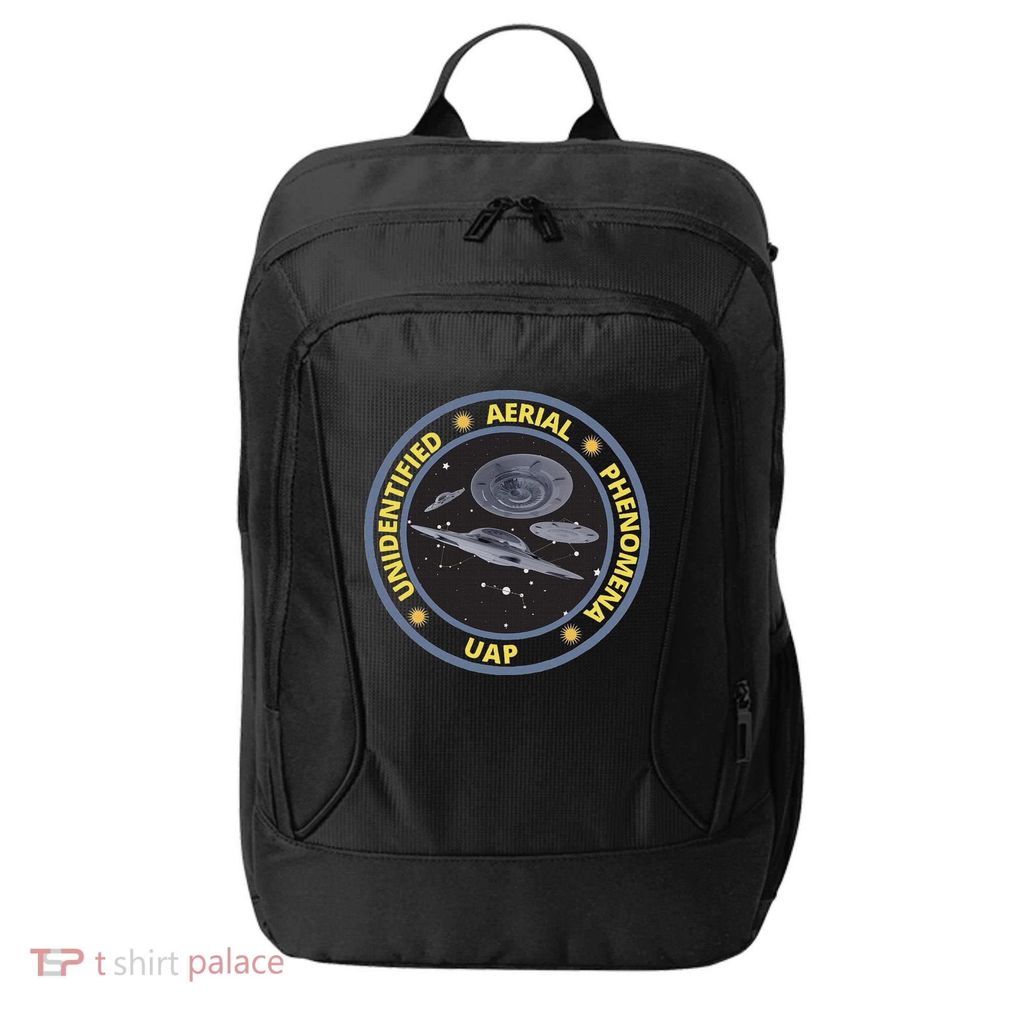 Retro Unidentified Aerial Phenomena Spaceships Uap City Backpack