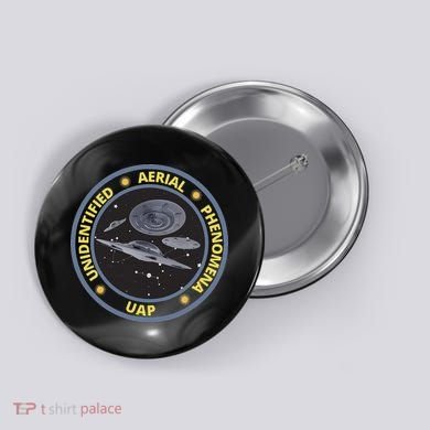 Retro Unidentified Aerial Phenomena Spaceships Uap Button