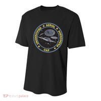 Retro Unidentified Aerial Phenomena Spaceships Uap Youth Performance Sprint T-Shirt thumb 0