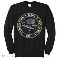 Retro Unidentified Aerial Phenomena Spaceships Uap Tall Sweatshirt thumb 0
