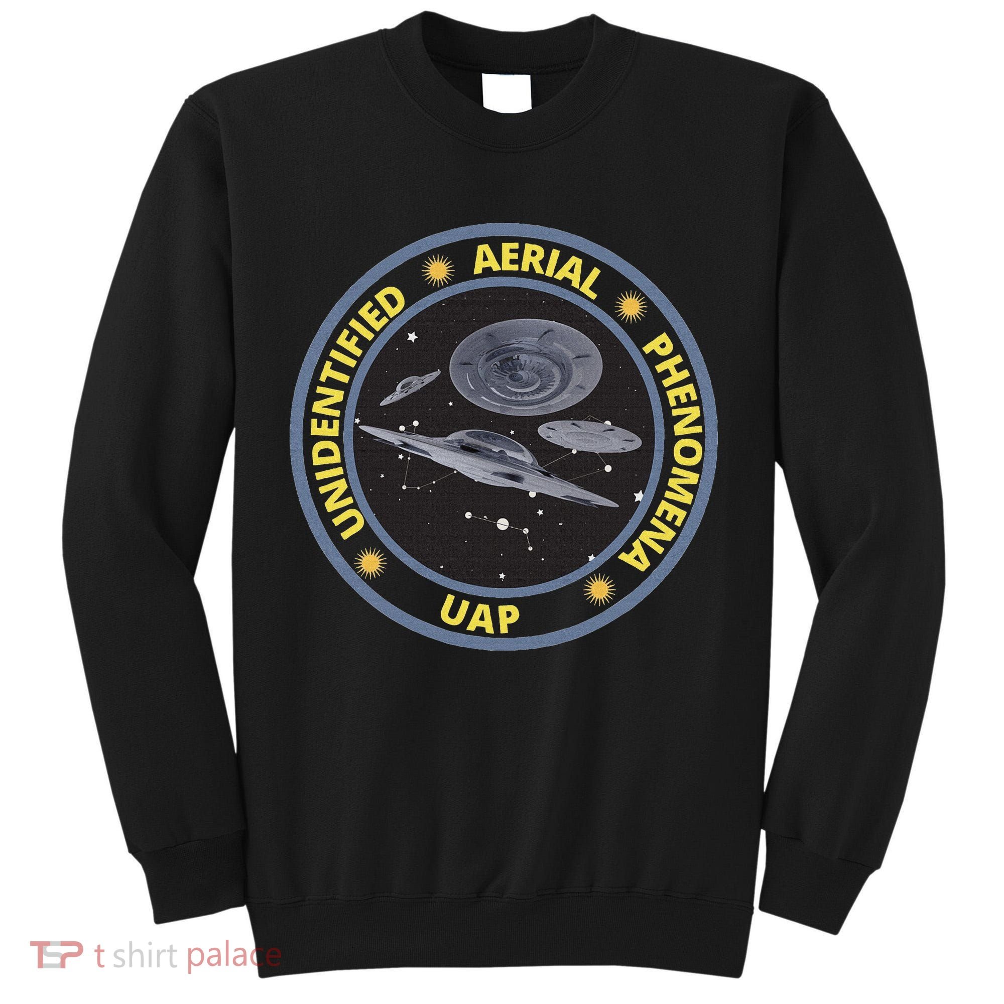 Retro Unidentified Aerial Phenomena Spaceships Uap Tall Sweatshirt
