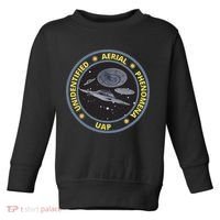 Retro Unidentified Aerial Phenomena Spaceships Uap Toddler Sweatshirt thumb 0