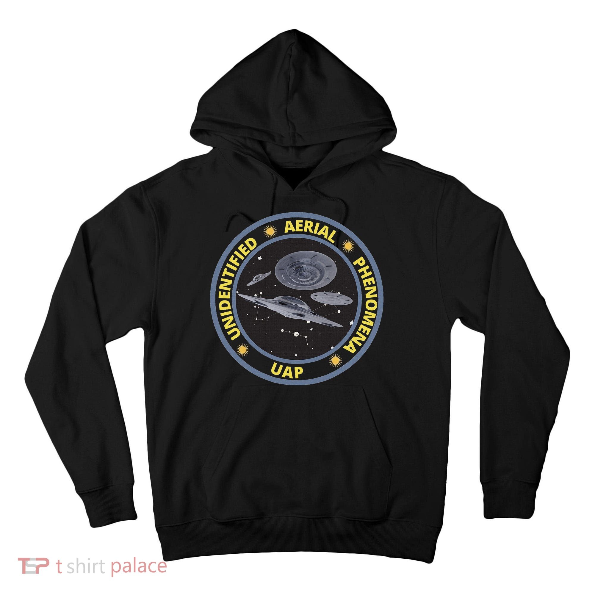 Retro Unidentified Aerial Phenomena Spaceships Uap Tall Hoodie