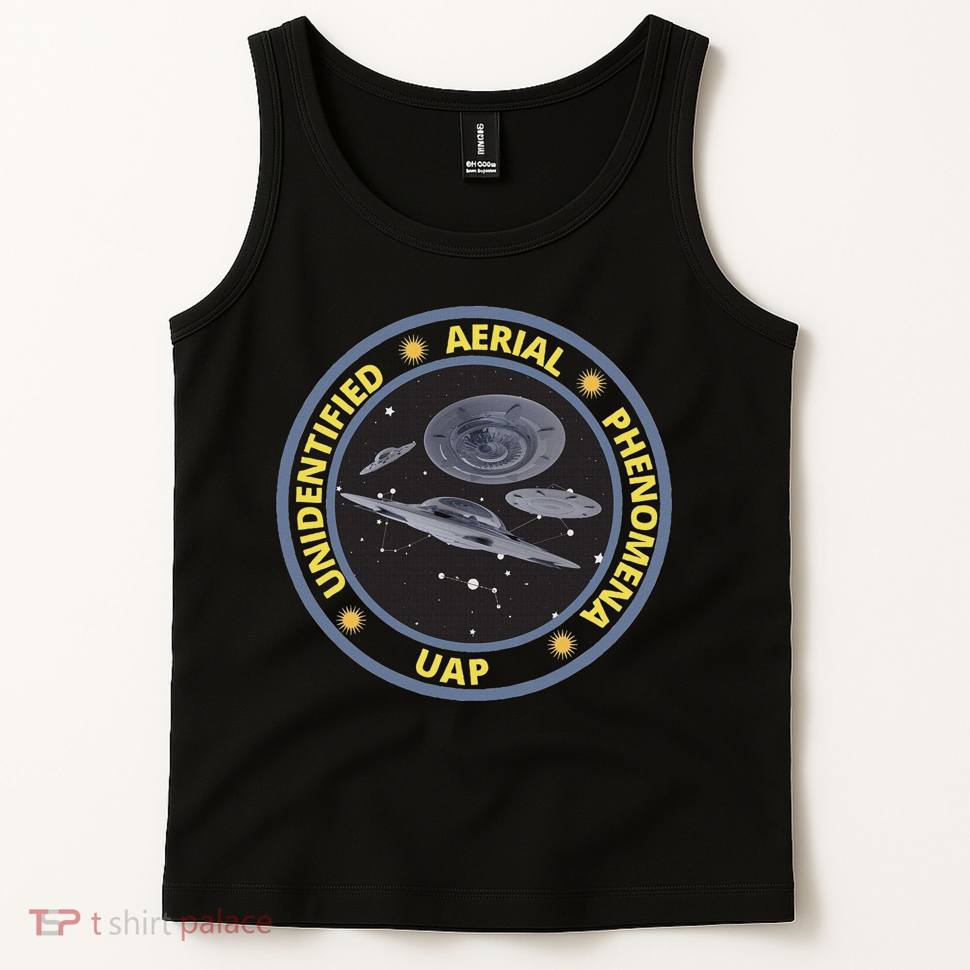 Retro Unidentified Aerial Phenomena Spaceships Uap Tank Top