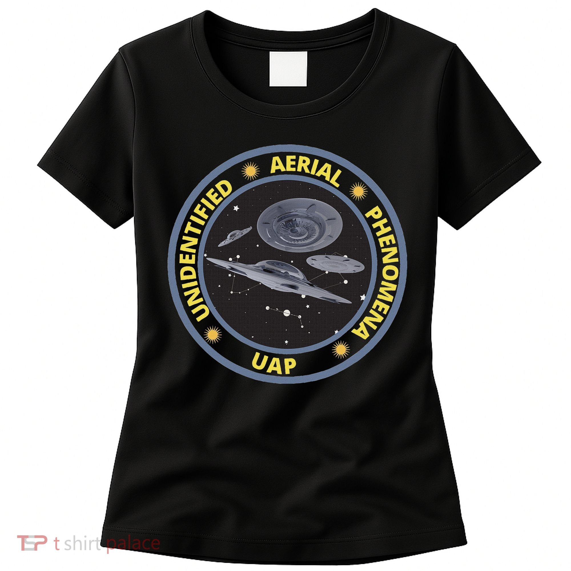 Retro Unidentified Aerial Phenomena Spaceships Uap Women's T-Shirt