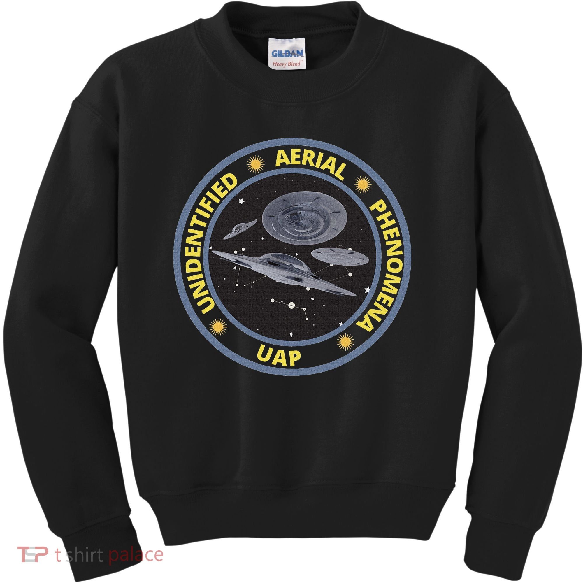 Retro Unidentified Aerial Phenomena Spaceships Uap Kids Sweatshirt