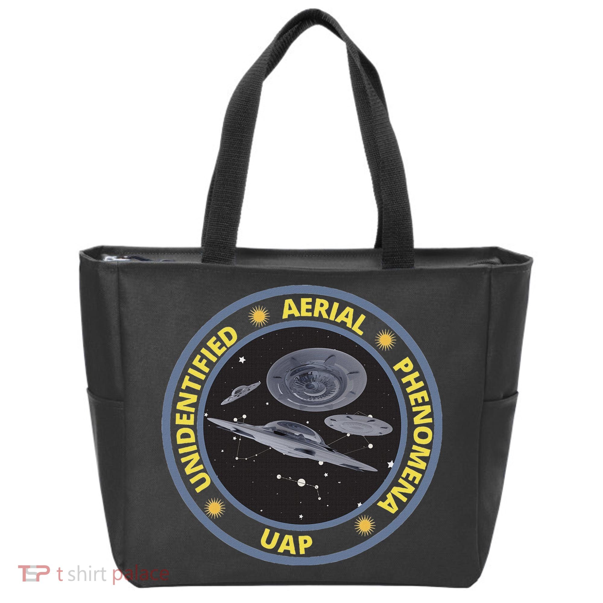 Retro Unidentified Aerial Phenomena Spaceships Uap Tote Bag